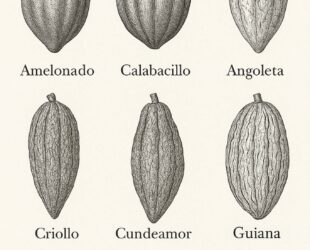 Cacao Varietals Drawing